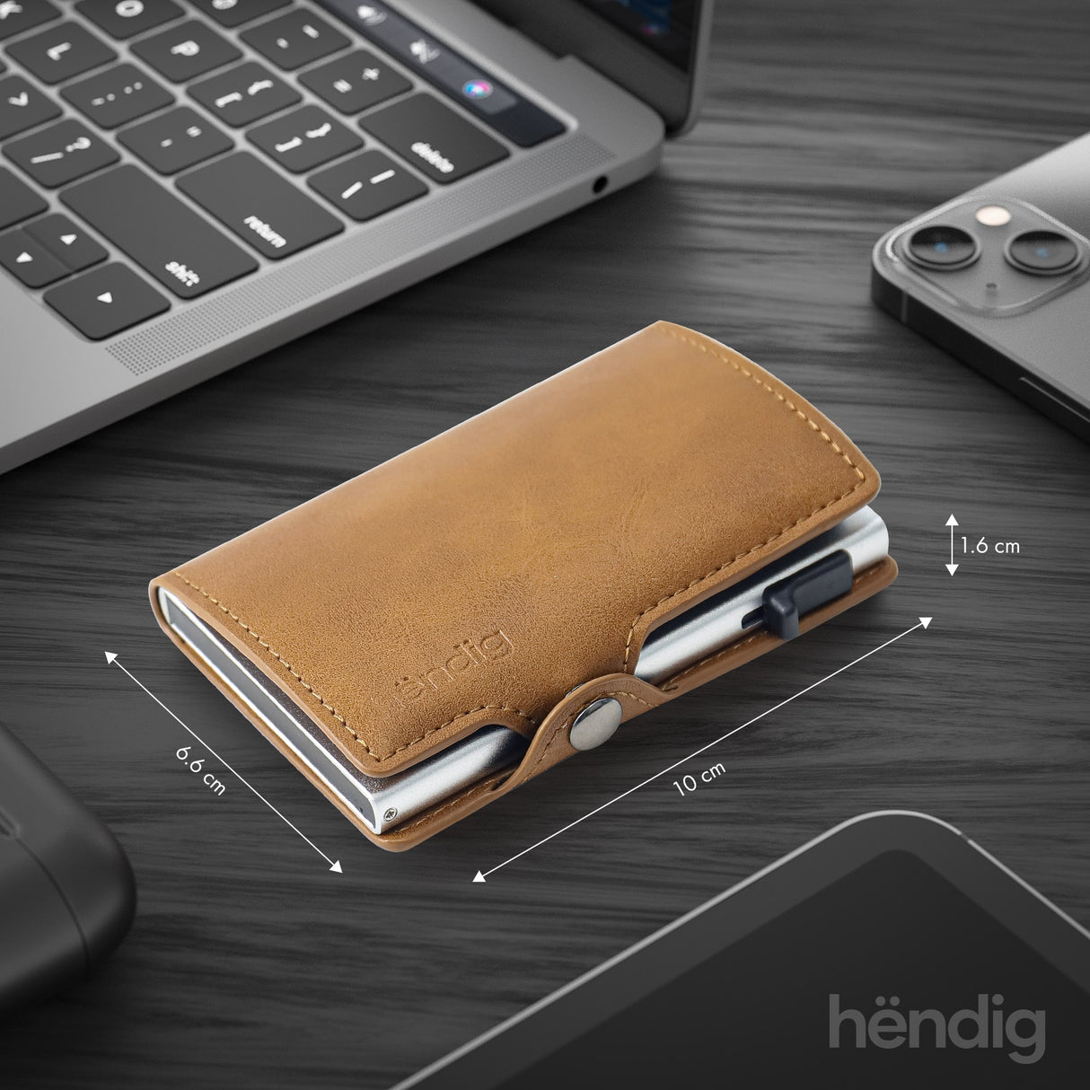 Hëndig Cardprotector Premium mit Knopf